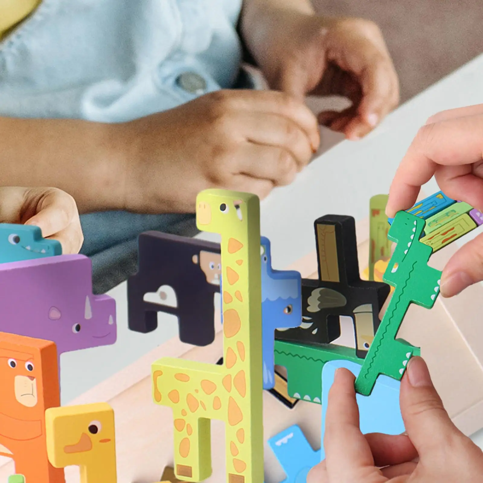 Mainan puzzle kayu, mainan Belajar Dini untuk usia 3 4 5 6 mainan Montessori