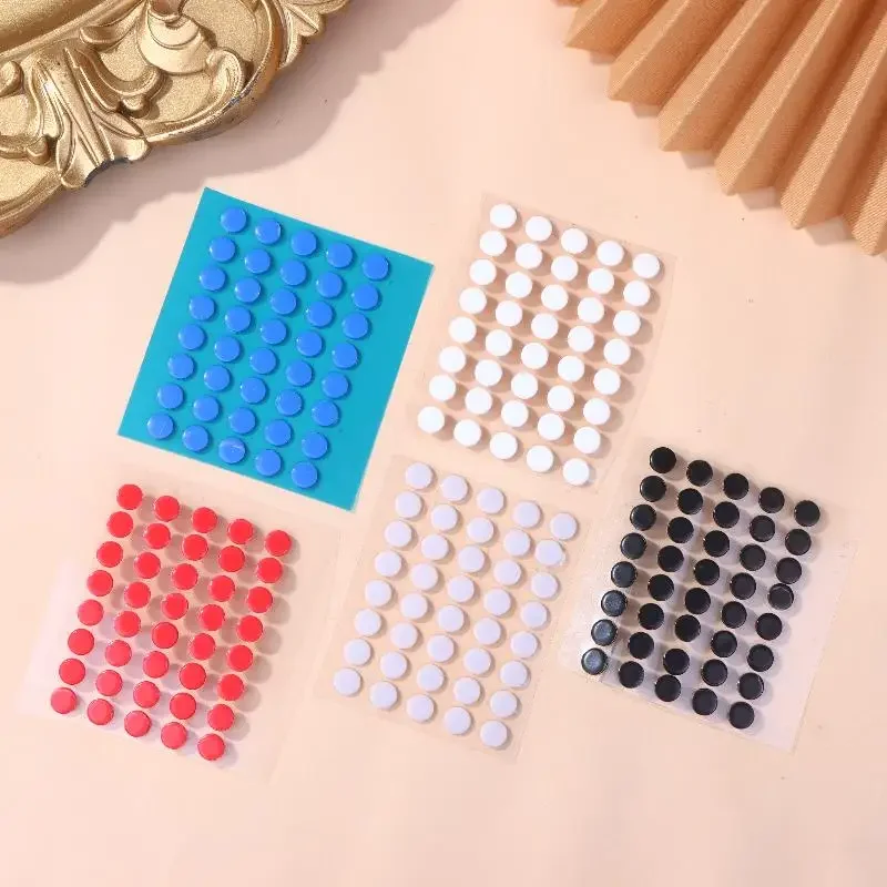 40Pcs Small Dots Universal Mouse Skates 6.5mm Diameter 0.8mm Thickness Mouse Foot Glide Feet Stickers for Smooth Movement