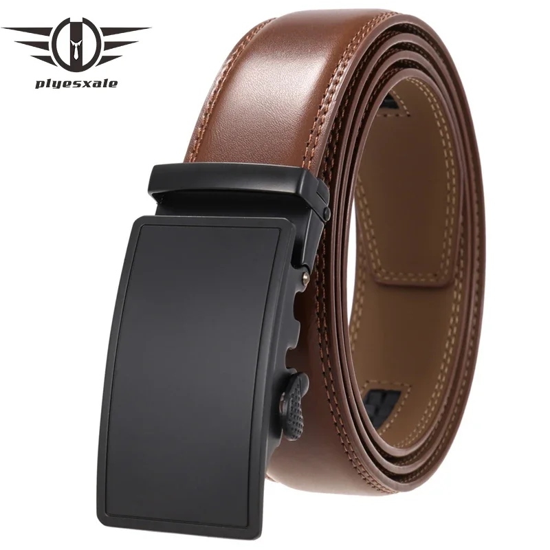 

Luxury Genuine Leather Belt for Men 2024 Fashion Designer Alloy Buckle Men's Belt Automatic Ratchet Waist Belt Jeans Strap B453