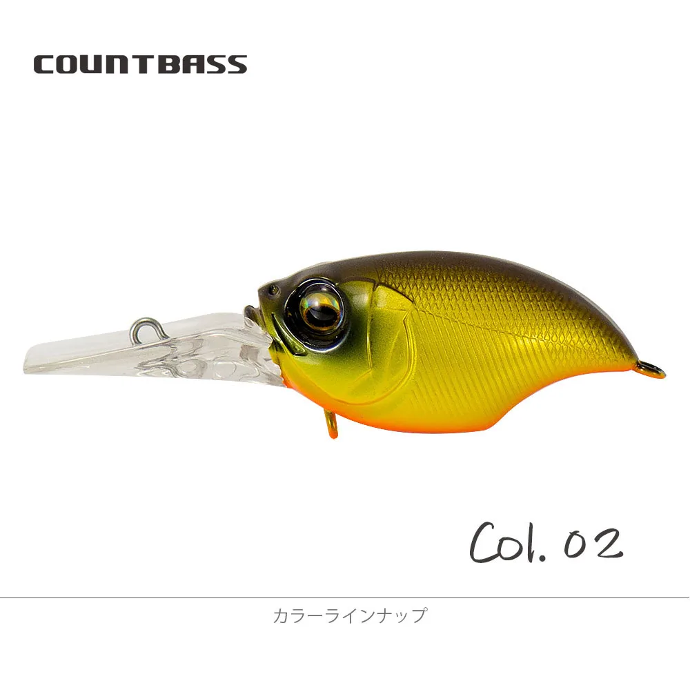 Countbass Wobbler 38 mm 1-1/2 Zoll 43 mm 1-3/4 Zoll 48 mm 1-7/8 Zoll Angelköder Stecker Wobble Fishing Kunststoffköder Wobbler – Detail 27