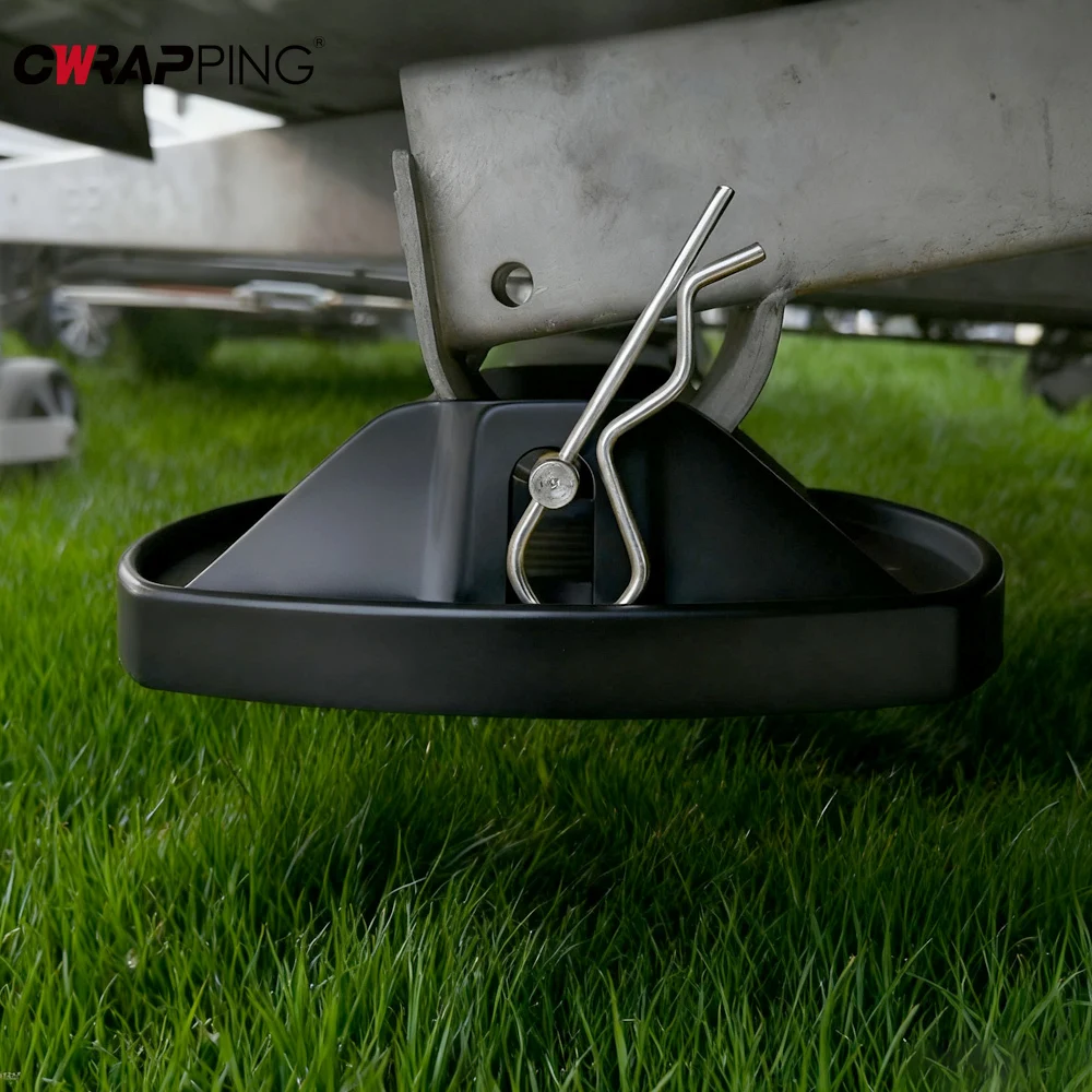 Almohadillas para gato de remolque RV, accesorios para autocaravana, rueda niveladora, adaptador de soporte para pierna, accesorios universales para coche y acampada, 4 Uds.