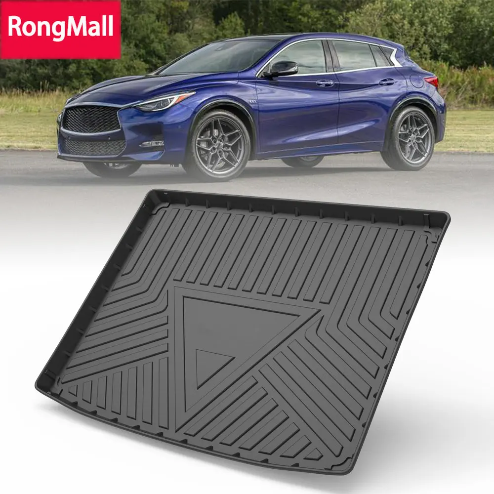 

TPE Car Rear Trunk Mat Storage Box Pad For Infiniti QX30 2017-2019 Waterproof Protective Rubber Car Mats