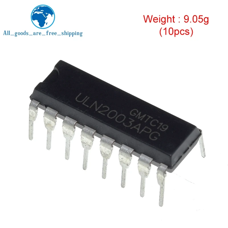 TZT 10PCS ULN2003AN DIP16 ULN2003A DIP-16 ULN2003 ULN2003APG DIP new and original IC