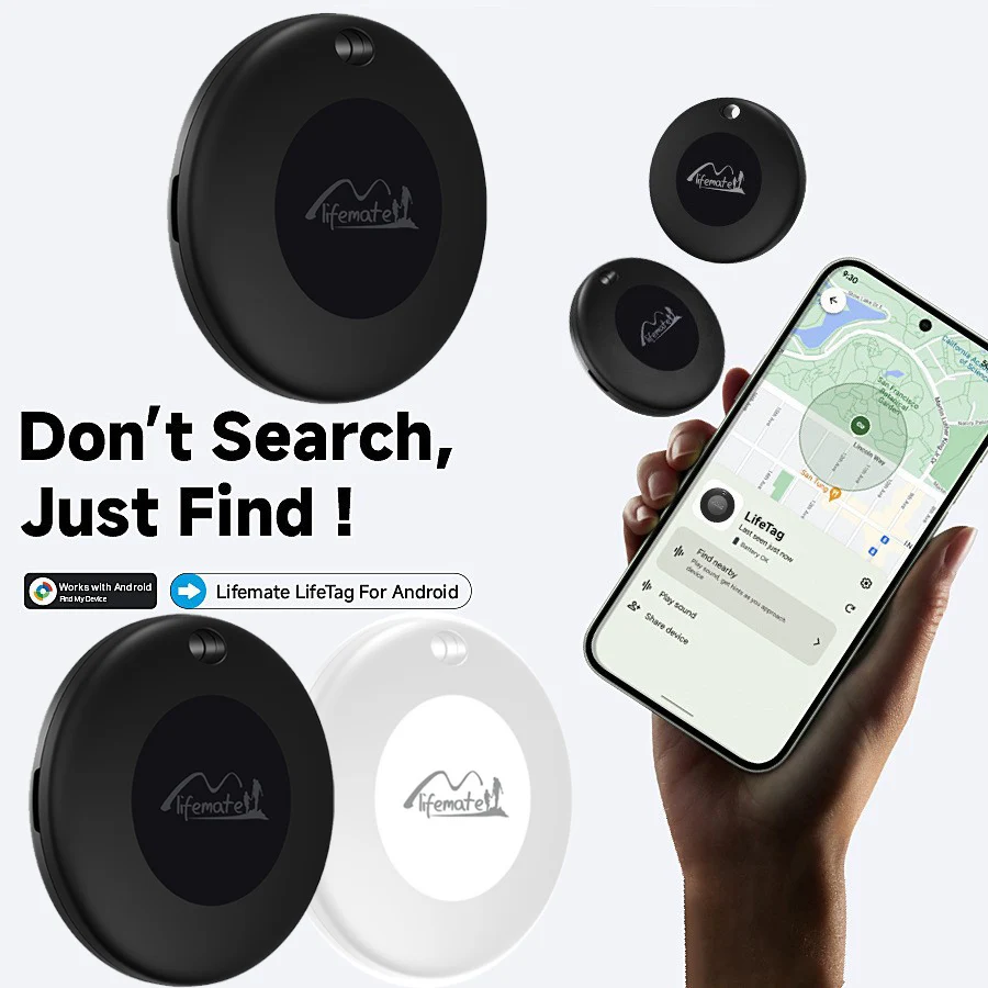 

CD AirTag IOS Android Find My Device Tracker,Luggage & Pet Position Anti-Loss Locator,Google Iphone Phone,Waterproof Smart Tag