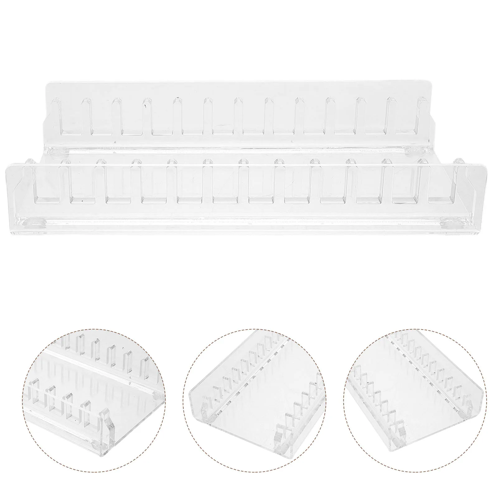 

1pcs Game Card Storage Holder Large Capacity Acrylic Desktop Organizer For Compact Display Rack Stand