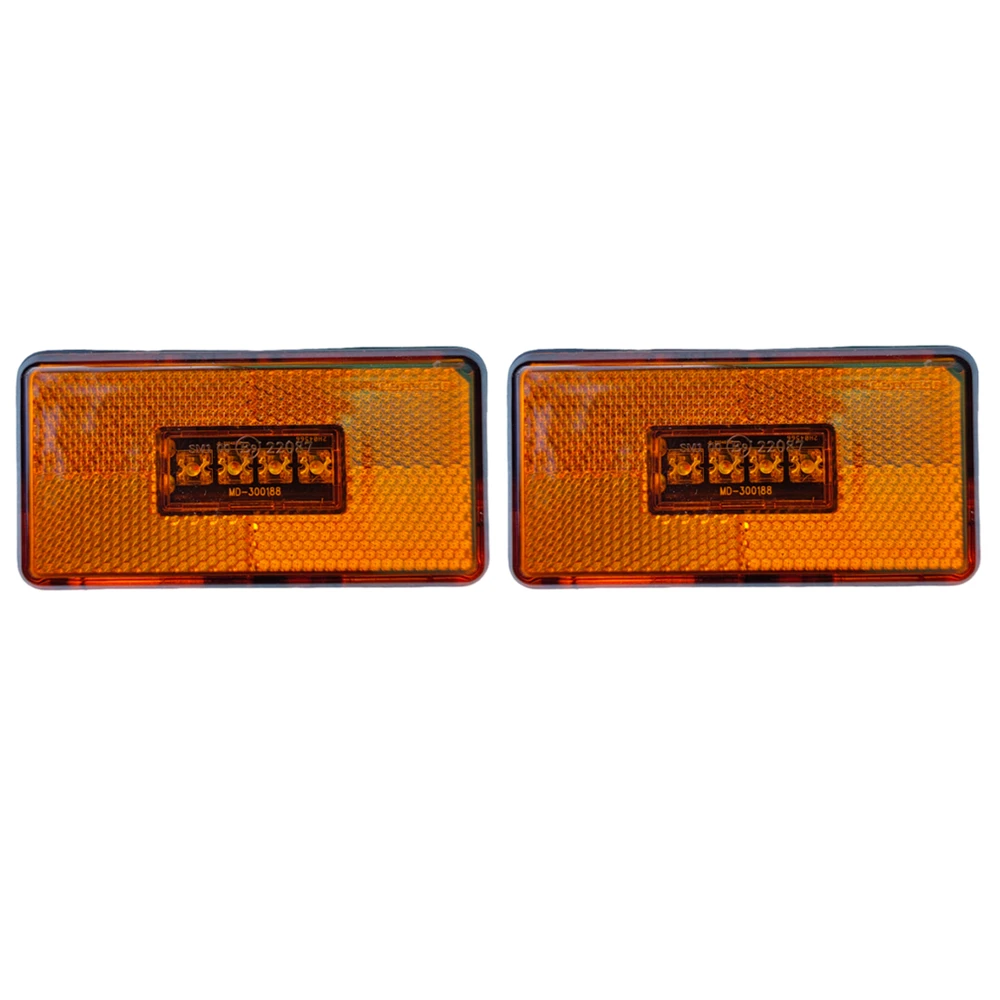 4LEDs 24V Side Marker LED Lights For Scania 5 6 Series P R Cabs