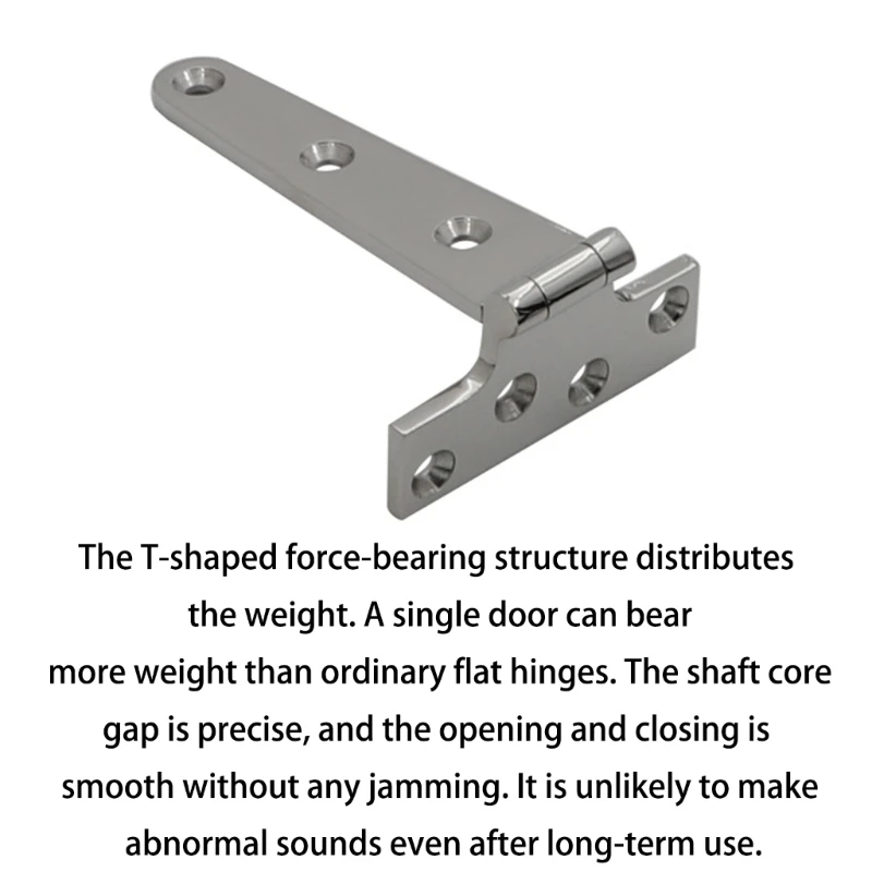 XA6H Marine T Hinge for Boat Lid or Cabinet Door