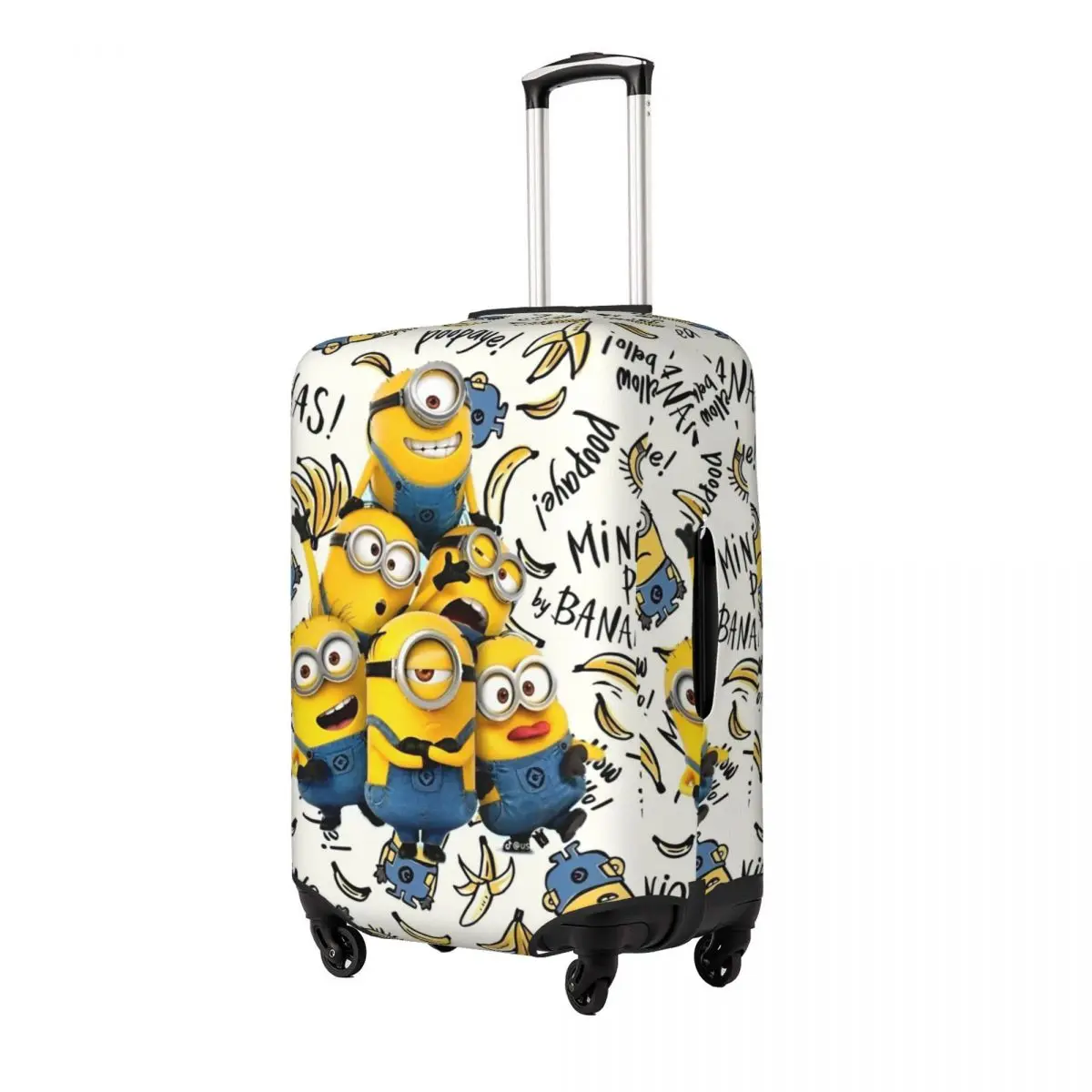 Kawaii M-Minions Luggage Suitcase Covers Luggage Cover Protector Scratch Resistant Travel Accessories Fits 18-32 Inch