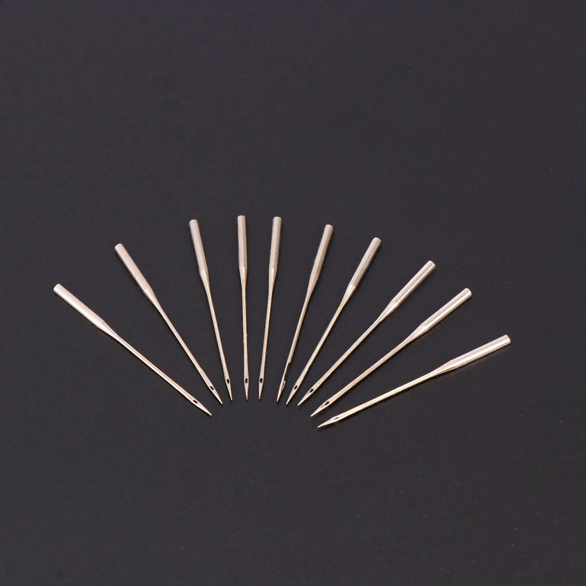 

100pcs Machine Needle Sewing Machine Needles Durable Iron Universal Point Household Flat Shank Woven Fabrics Storage Easy