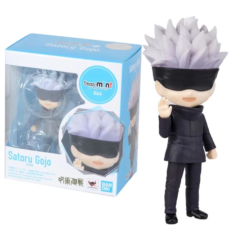 BANDAI Original Figuarts Mini Jujutsu Kaisen Satoru Gojo Anime Action Figure PVC Figure Complete Collection Model Toys Gift