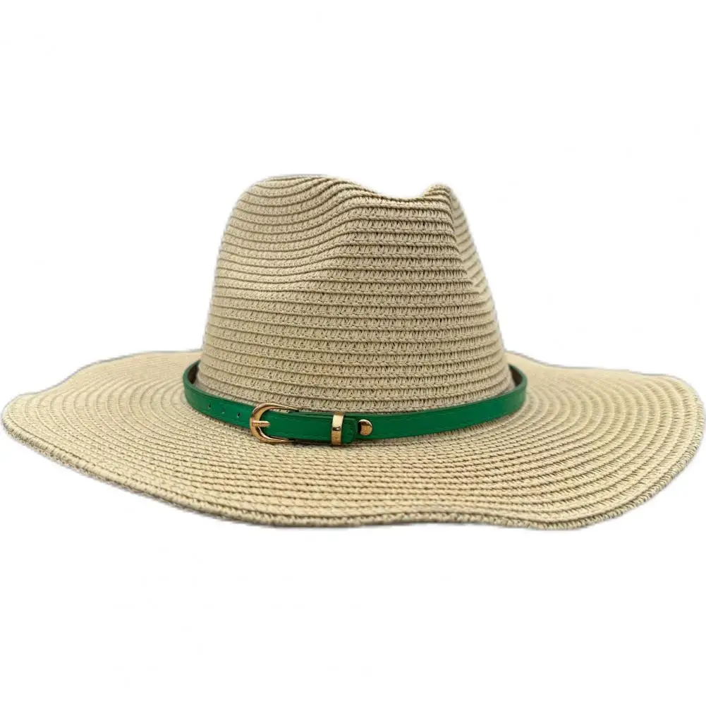 Fisherman Hat Accessory Hat Decorative Belt Faux Leather Fedora Hatband Replacement Adjustable 27-inch Cowboy Hat Band for Men