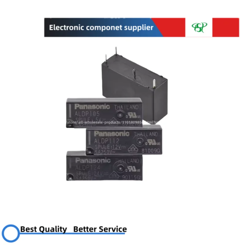 

5pcs~50pcs ALDP105W ALDP112W ALDP124 ALDP124W 112 105 12VDC24V 5A 250V DIP4 Relay new original