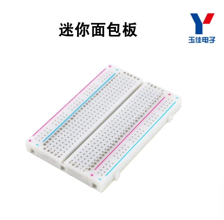 400 Holes Mini Breadboard (transparent) 83X55MM Transparent Mini Breadboard
