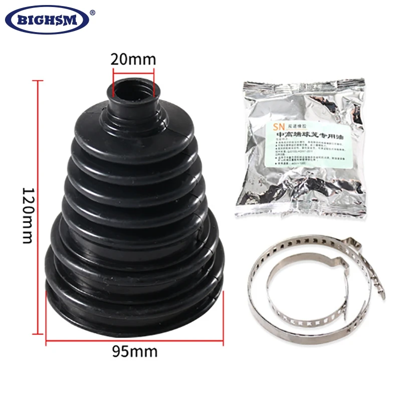 1Pcs Universal Silicone Outer Boot Constant Flexible Velocity Joint Constant-velocity Dust Cover