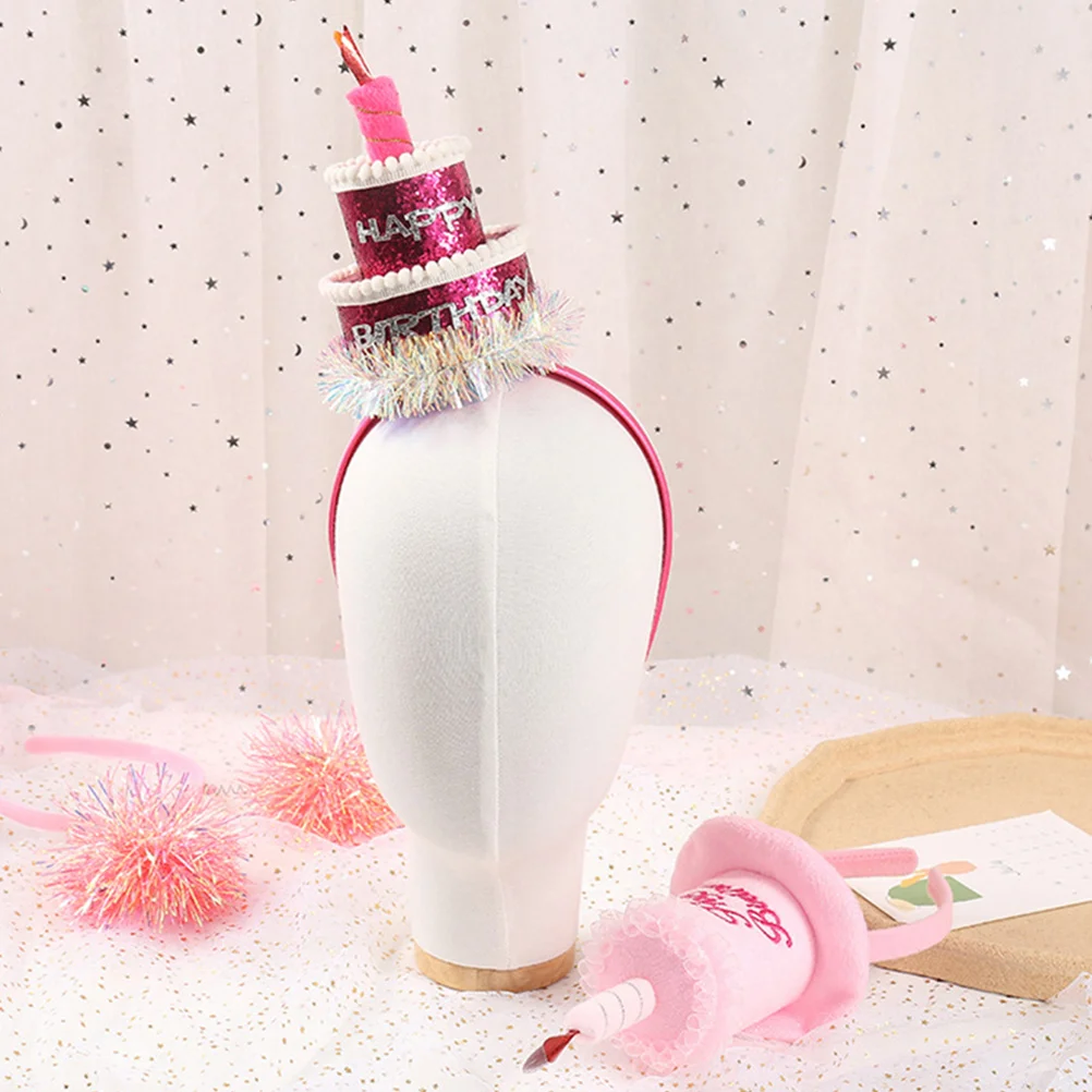 

Lovely Birthday Band Supplies Kid Hoops Decor Birthday Party Hair Decoration Comfortable Lightweight Kids Party Headband Funny