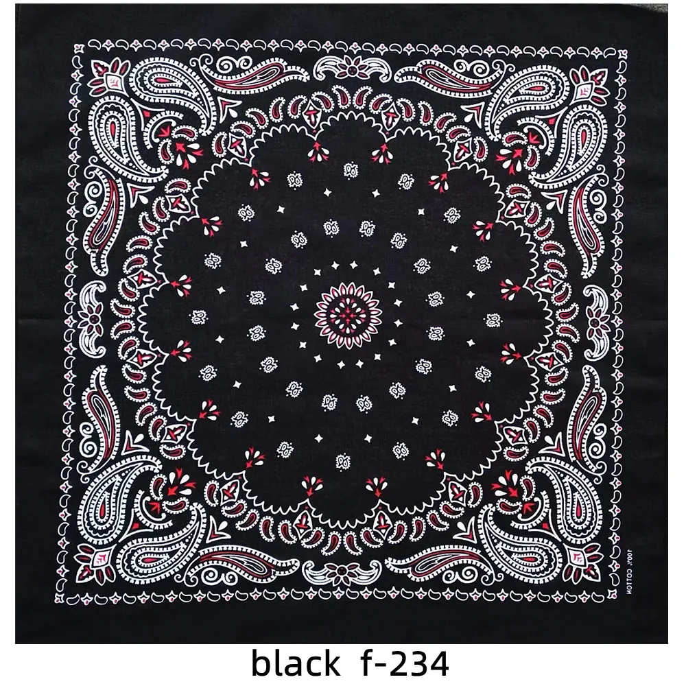 55*55cm New Fashion Hip Hop Bandana Square Scarf Men Dancing Peacock Headband Printed Women Boys Girls Sports Hiking Scarves