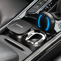 Car Ashtray Holder LED Cigarette Ashes Storage Box Auto Interior Accessories For Mazda CX5 CX-5 KE KF AWD Skyactiv SUV CX 5