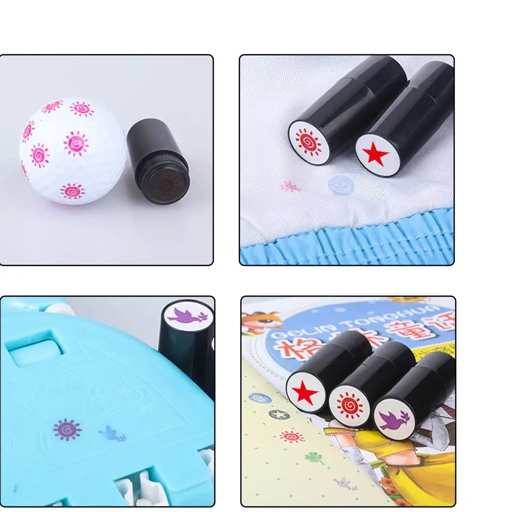 1PCS Golf Ball Stamper Quick Drying Long Lasting Plastic Multicolors Golf Accessories For Golfer Gift G1Z2