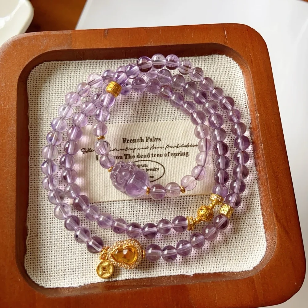 1pcs-6mm-natural-amethyst-quartz-pi-xiu-bead-bracelet-for-women-fashion-crystal-healing-energy-gemstone-yoga-jewelry