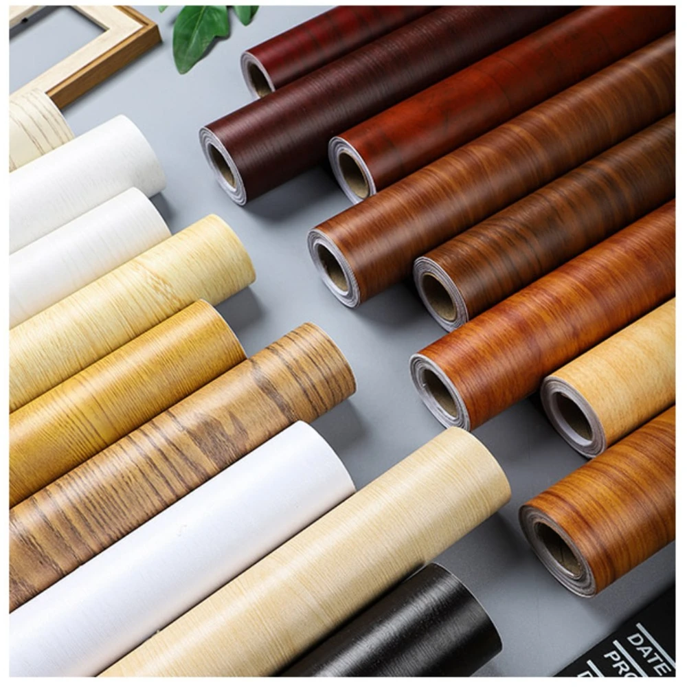 

80cm Width Wood Grain PVC Wallpaper for Door Wardrobe Cupboard Table Furniture Waterproof Self Adhesive Stickers Home Decor Film