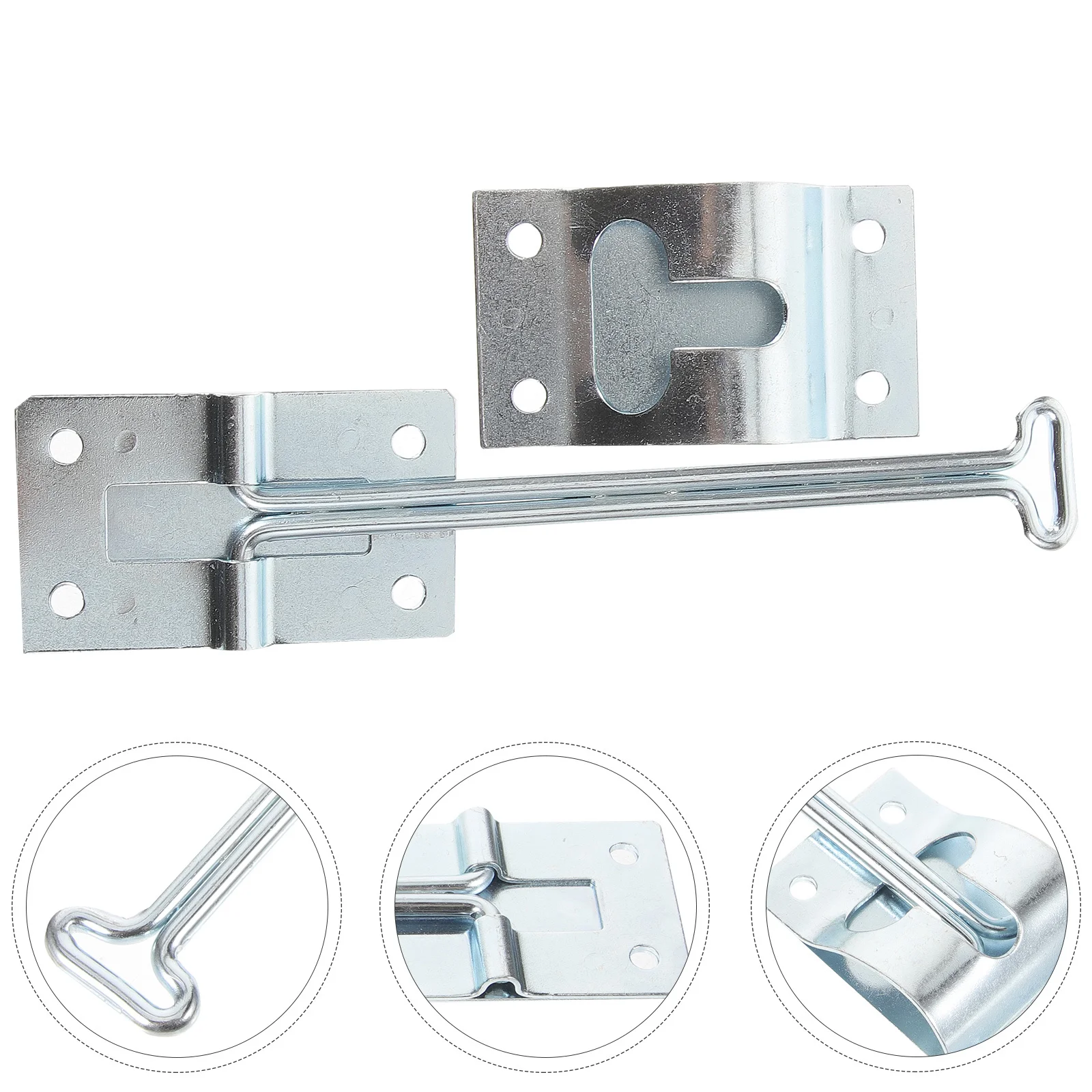 

Entry Door Latch T Style 6 Inch Stainless Steel Rv Door Holder Catch Lock for Camper Trailer Cargo Enclosed Hatch