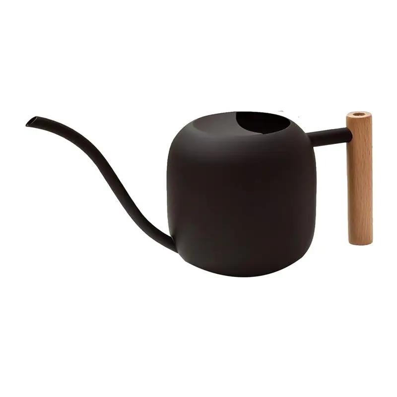 

A67P-Поливная банка для комнатных растений, милая лейка 1,2 л/41 унций, садовая лейка из нержавеющей стали с длинным носиком