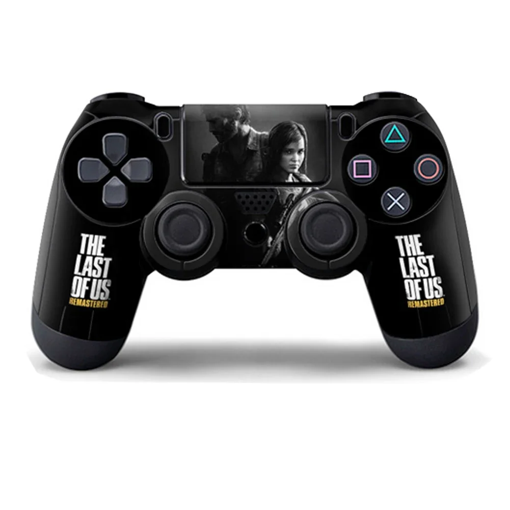 2pcs/lot Vinyl Decal Skin Sticker For PS4 Gamepad Controller Joystick Game Accessories Protective skin sticker the last of us