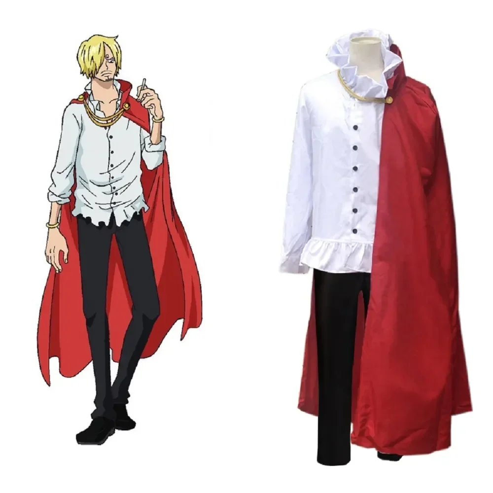 Anime Adult Cosplay Vinsmoke Sanji Costumes