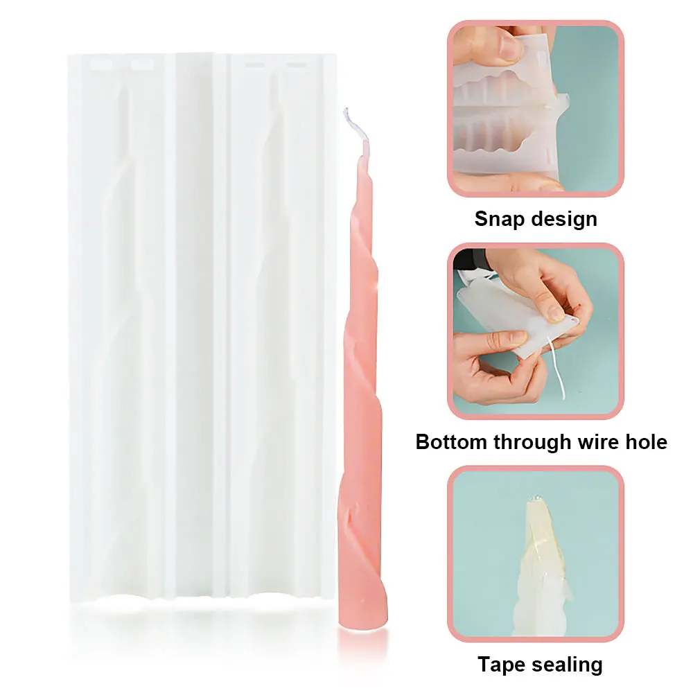 DIY Long Silicone Mold for Candle Making