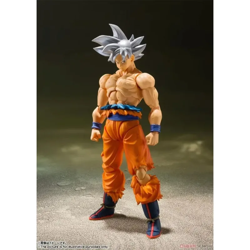 Bandai Tamashii Nations S.H.Figuarts Dragon Ball Super Goku Ultra Instinct Silver Hair Action Figure Anime Collectible Model Toy view 5