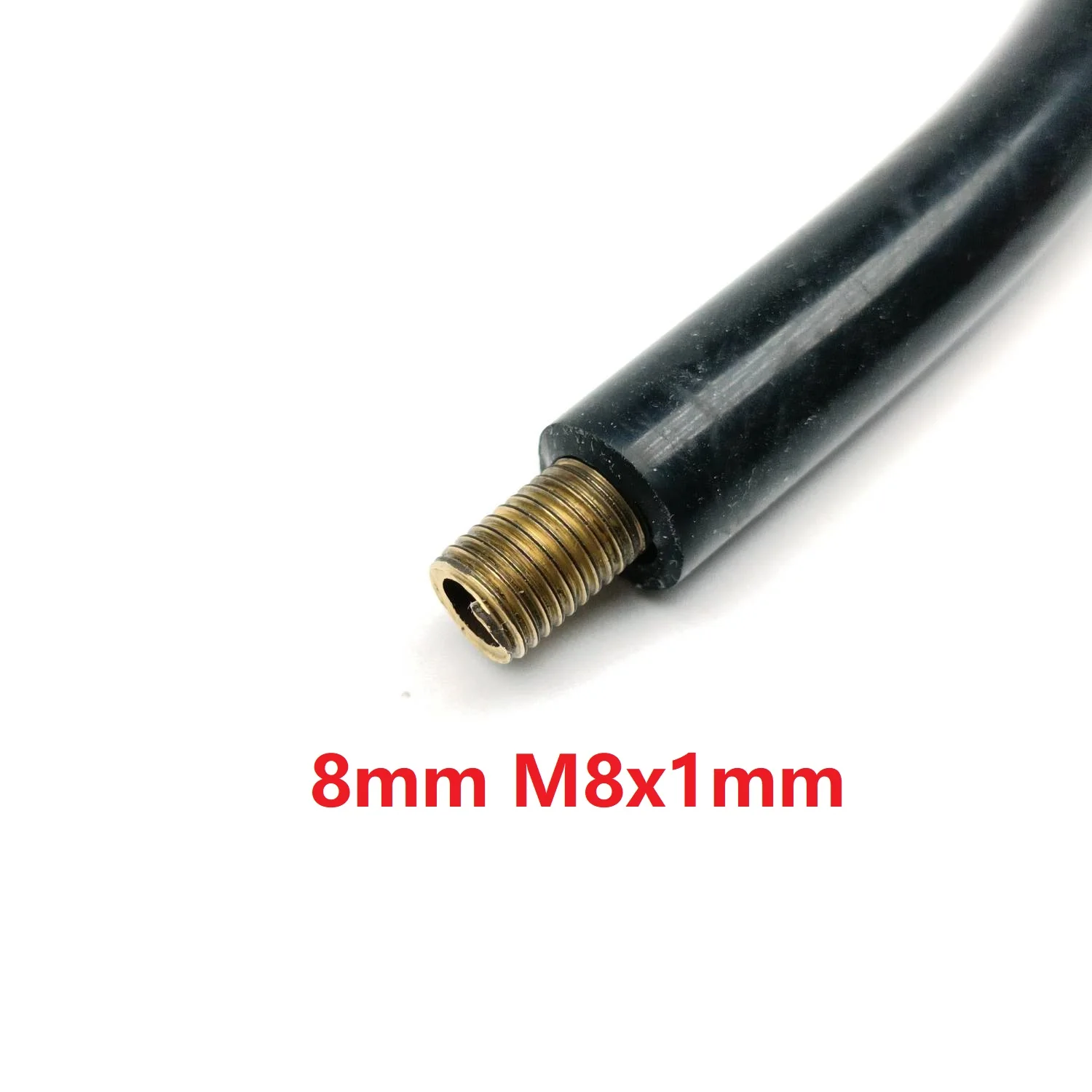 M8x1mm Thread Swan Goose Neck Fit 14AK MIG Gun MAG Gasless Welding Torch Welder Head Flux Cored Gas Valve Integrated