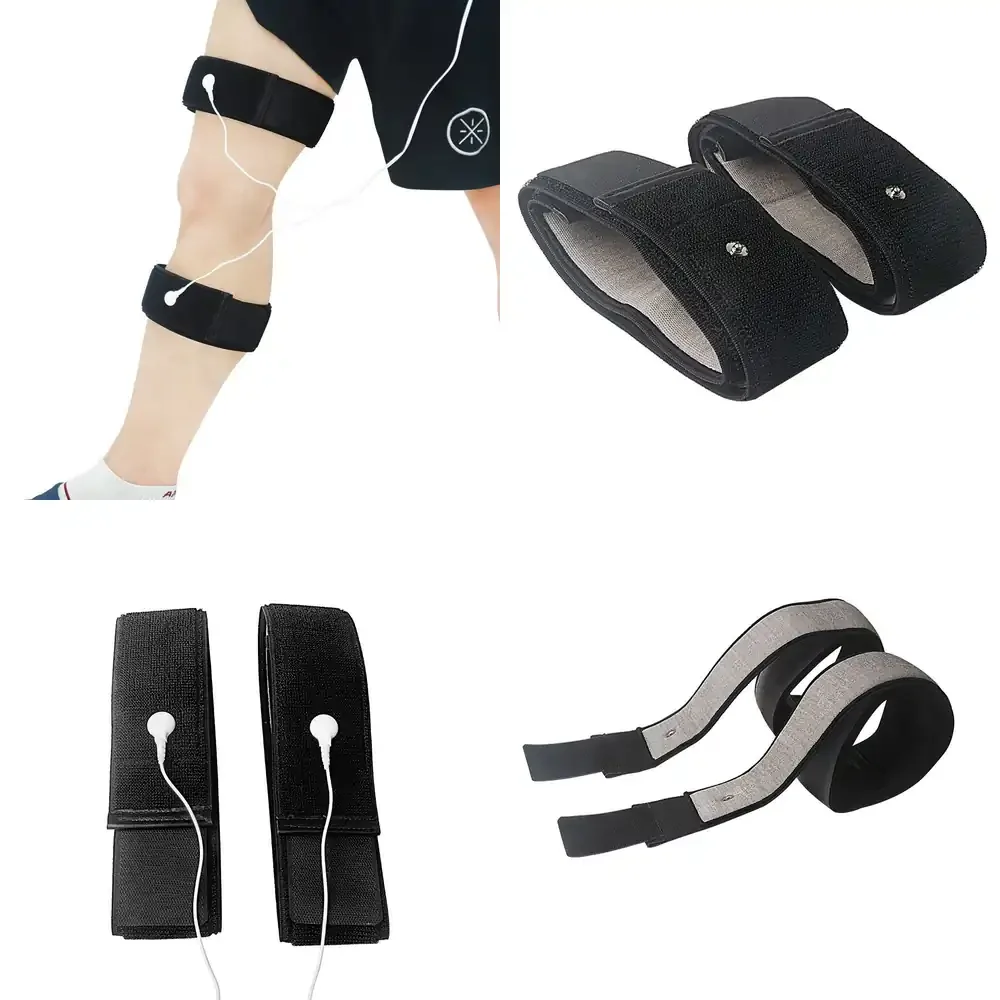 

Tens Ems Stimulator Electrode Conductive Knee Wrist Sleeve for Pain Relief Therapy