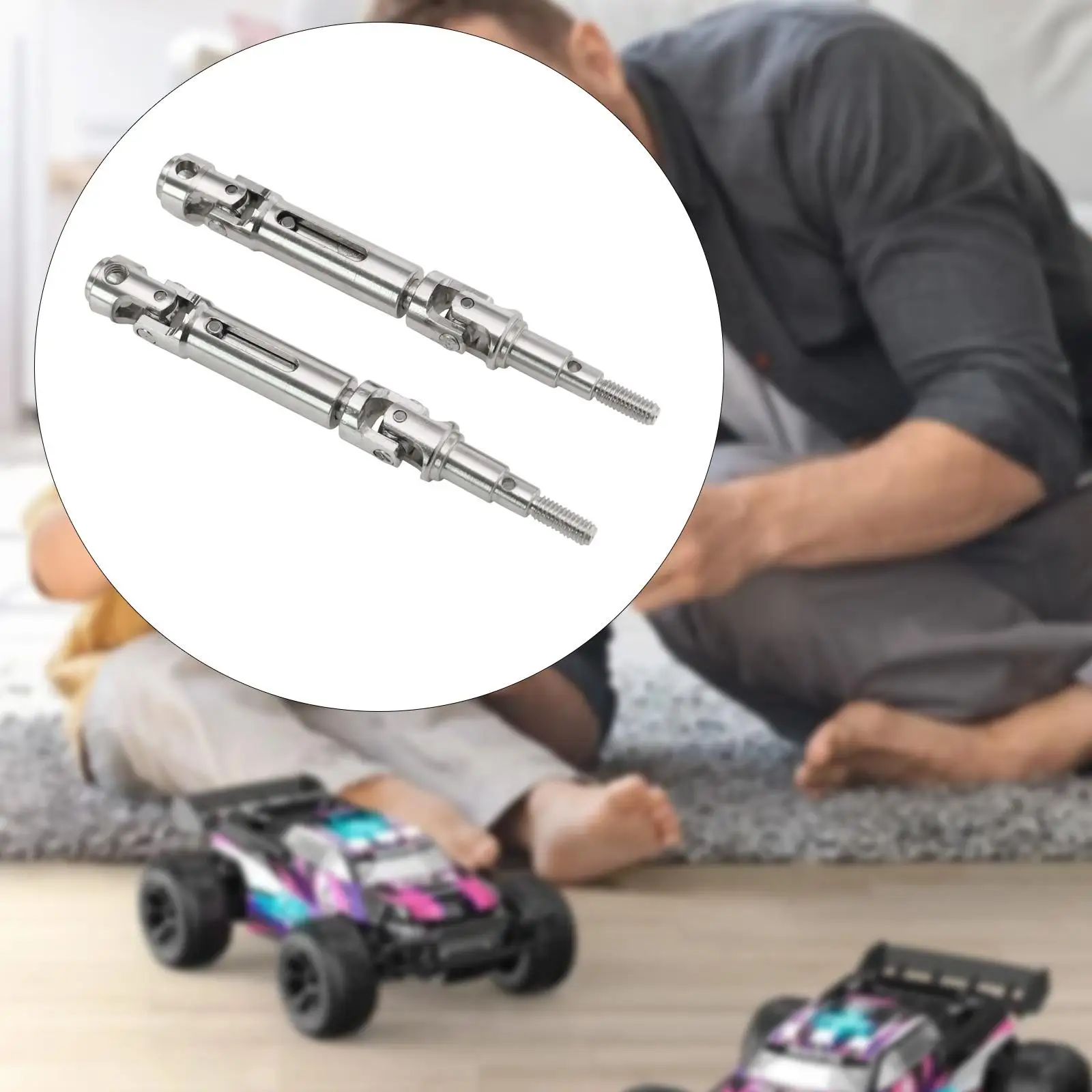 2 قطعة 1/14 RC عمود المحرك الخلفي ترقية RC قطع غيار ملحقات السيارة لطراز 14210 #4