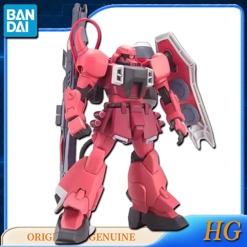 Bandai-Figuras de Ação Anime Originais para Crianças, Genuíno HG, Gundam, GUNNER, ZAKU, WAROR, LUNAMARIA, Modelo de Ornamentos, Presente para Meninos e Meninas