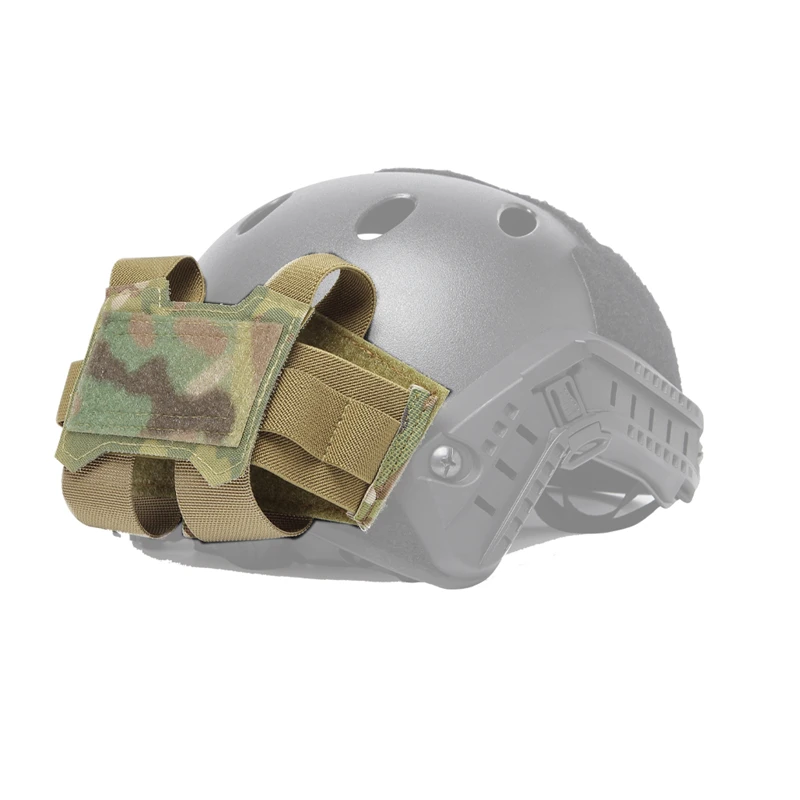 Helmet Battery Pouch, FAST Helmet Cover Pouch Removable Rear Pouch Hunting Airsoft