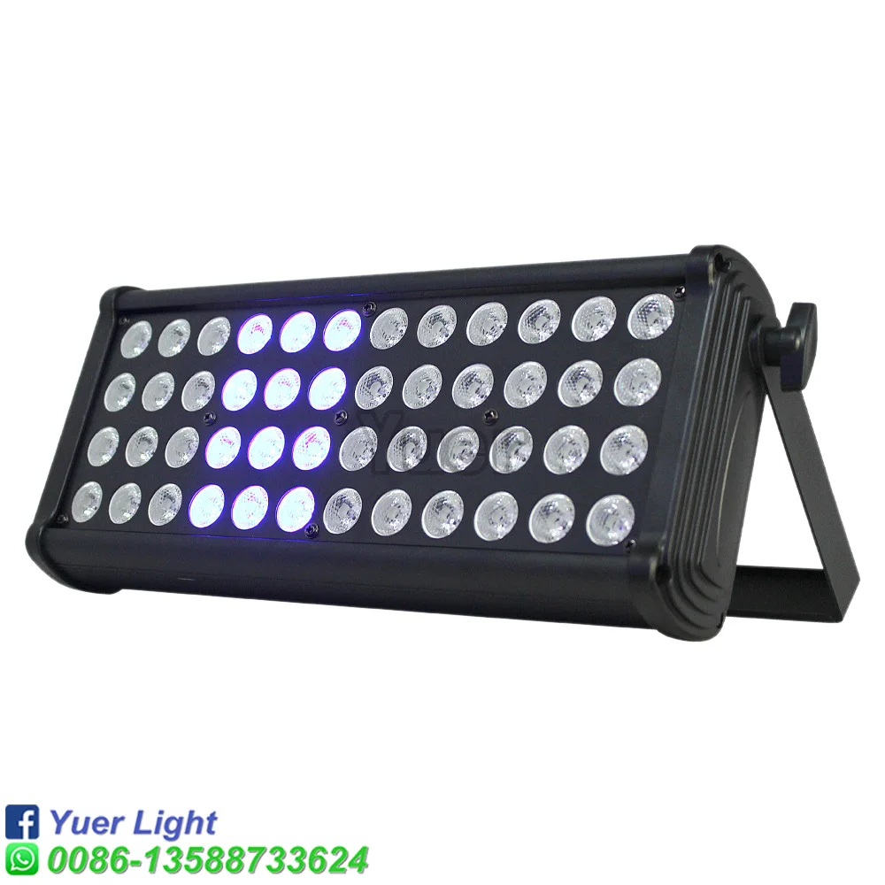 Imagem -02 - Iluminação Led para o Partido Wall Washer Horse Racing Strobe dj Disco Music Xmas Lamp Iluminação Interior Par Rgbw Dmx512 48x2w