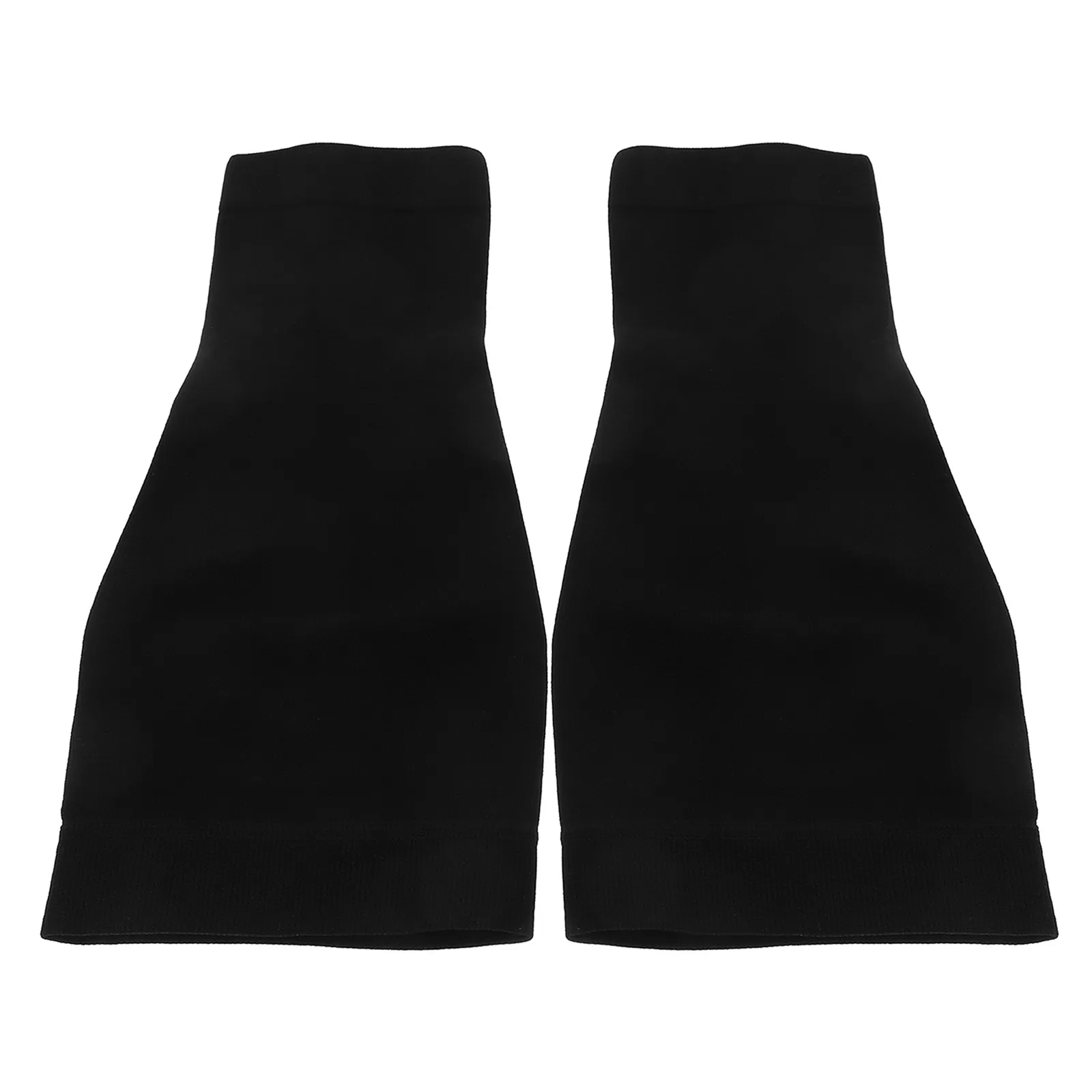 Compression Stockings 30-40Mmhg Toeless Knee High Open Toe Calf Sleeve for Swelling Varicose Veins Edema Black Size L