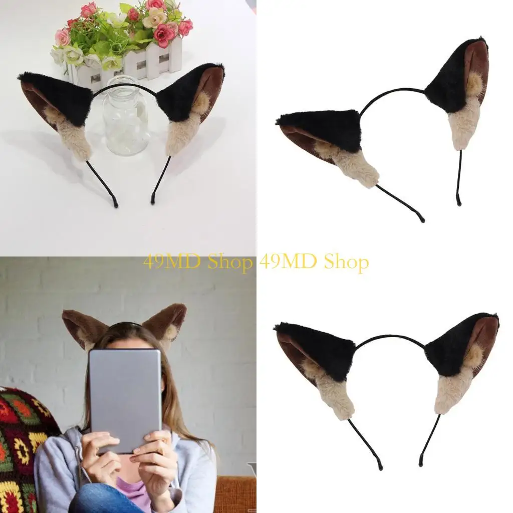 

49MD Puppy Furry Anime Headpiece for Party Proms Birthday Hairband Stage Headwear