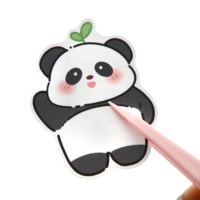 30pcs Panda Stickers Laptop Scrapbook Decoration Graffiti Decals Skateboard Laptop Waterproof Sticker DIY Toys Decor Decals ﻿