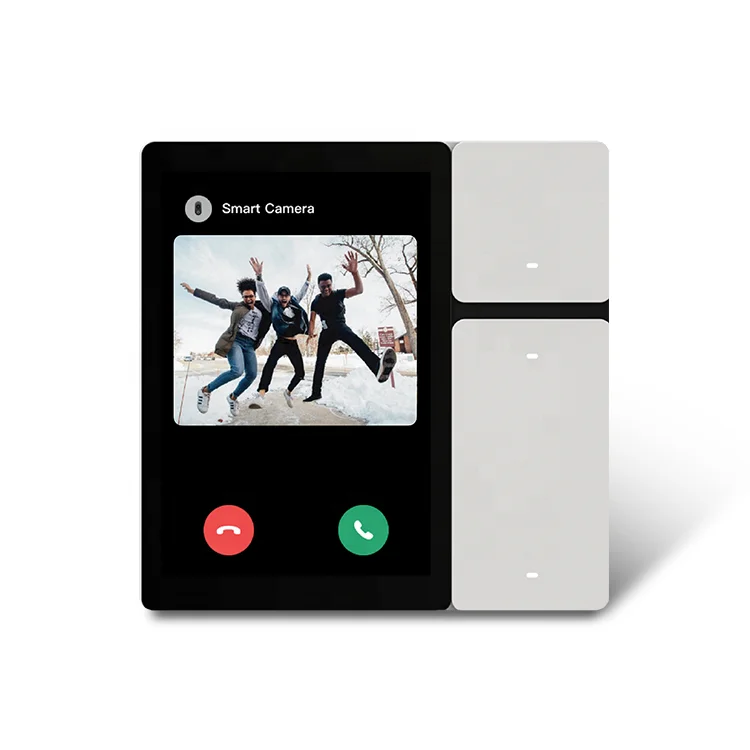 

3.5 Inch Smart Wall Switch Touch Screen 3 Gang Switch IR Infrared Sensor Dimming Curtain Scene Control Panel Tuya Smart Home