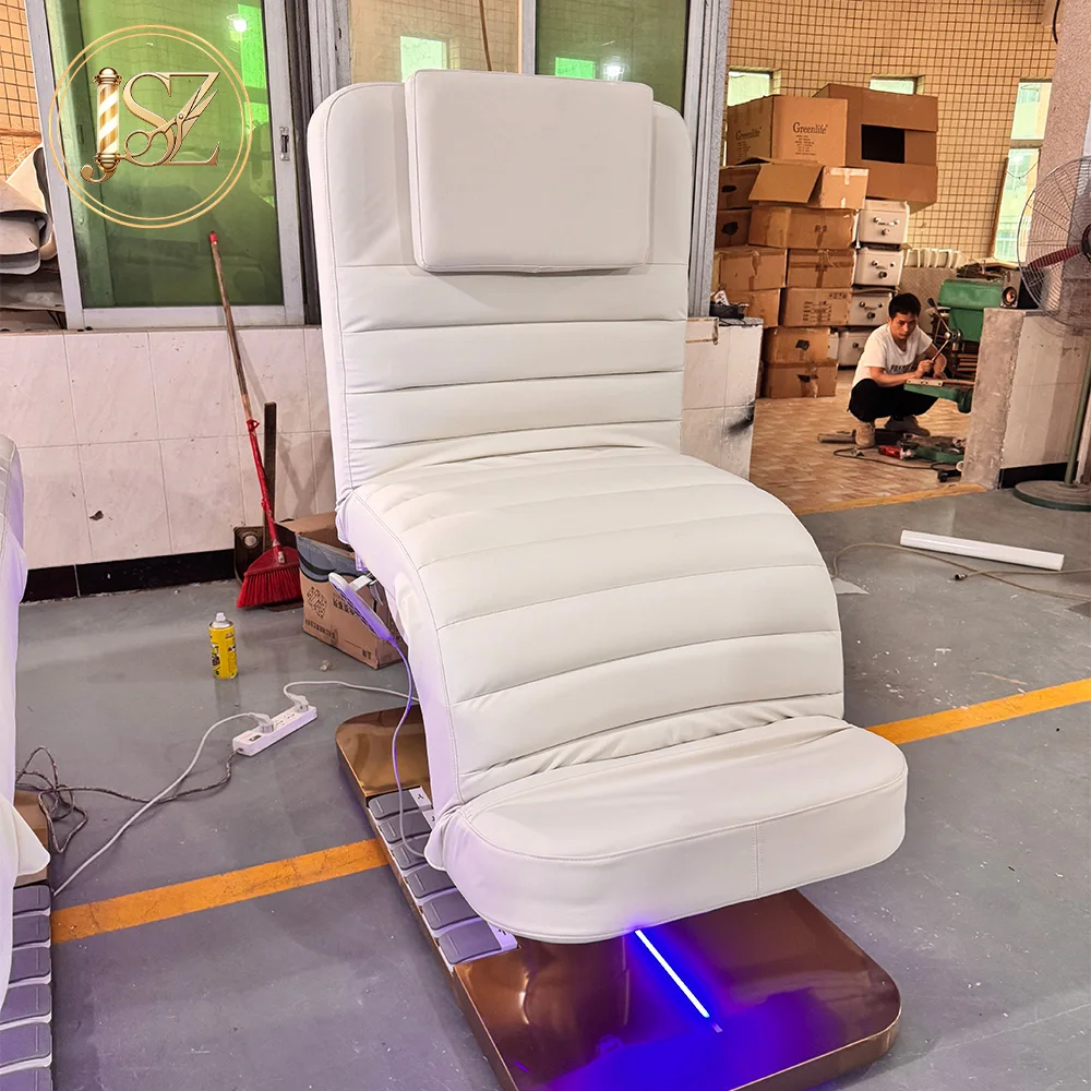eavy Duty 3 Motor Electric Therapy Bed Modern Reclining Design Salon Medical Facial Bed