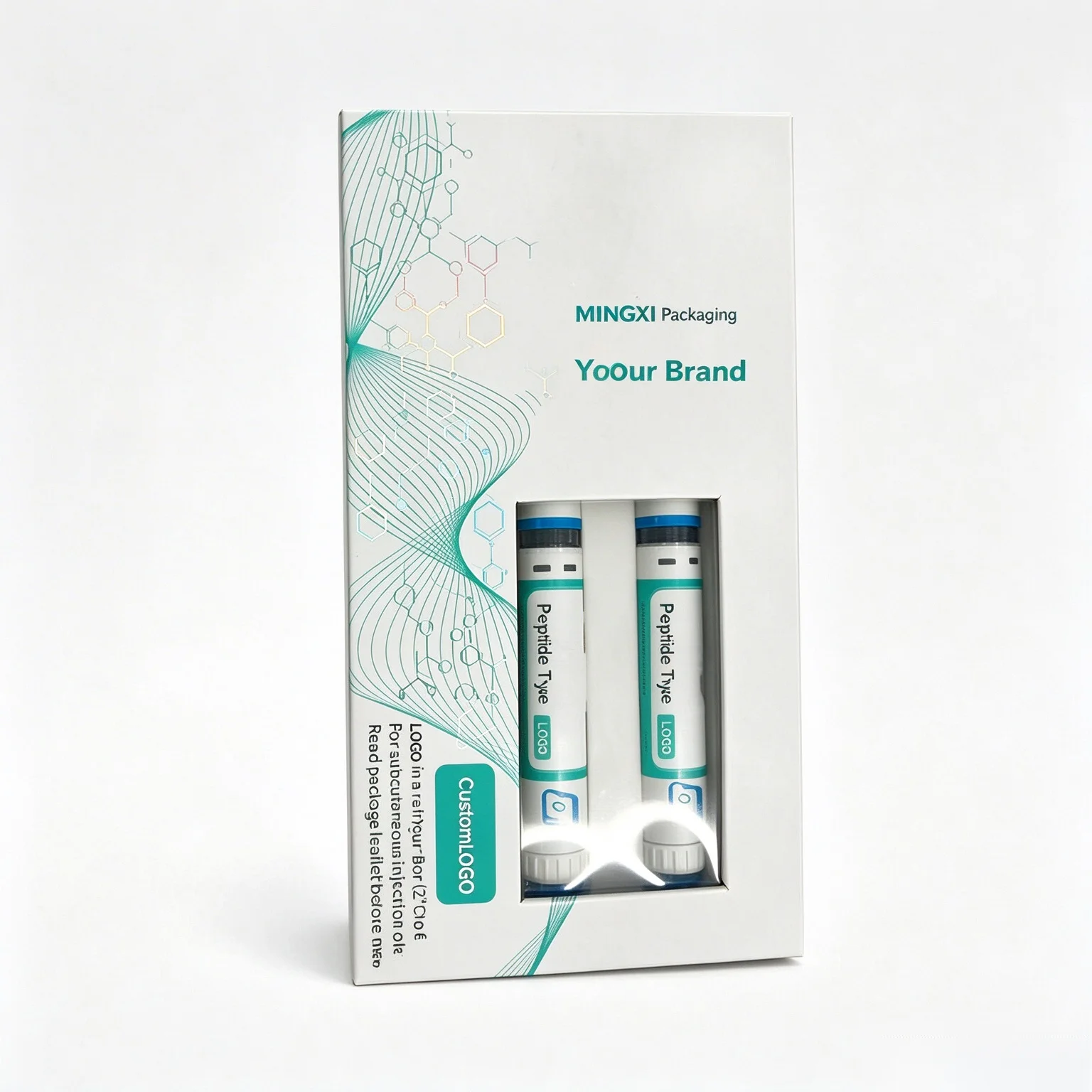 Custom Printed Folding Carton Box,Injection Pen Packaging Box,Medical Pen Kit & Pharmaceutical Drug Packaging