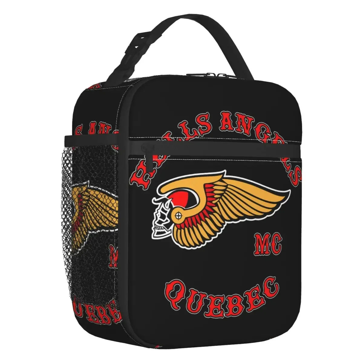 

Hells Angels Logo Thermal Insulated Lunch Bags Motorcycle Club Portable Lunch Tote Outdoor Camping Travel Multifunction Food Box