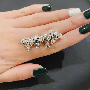 迪士尼波特系列哈利波特主題串珠吊墜,925純銀材質,適合女性佩戴,原裝925銀手鍊/手鐲/吊墜,DIY飾品禮品 8 最佳銷售 潘朵拉哈利波特 - №6