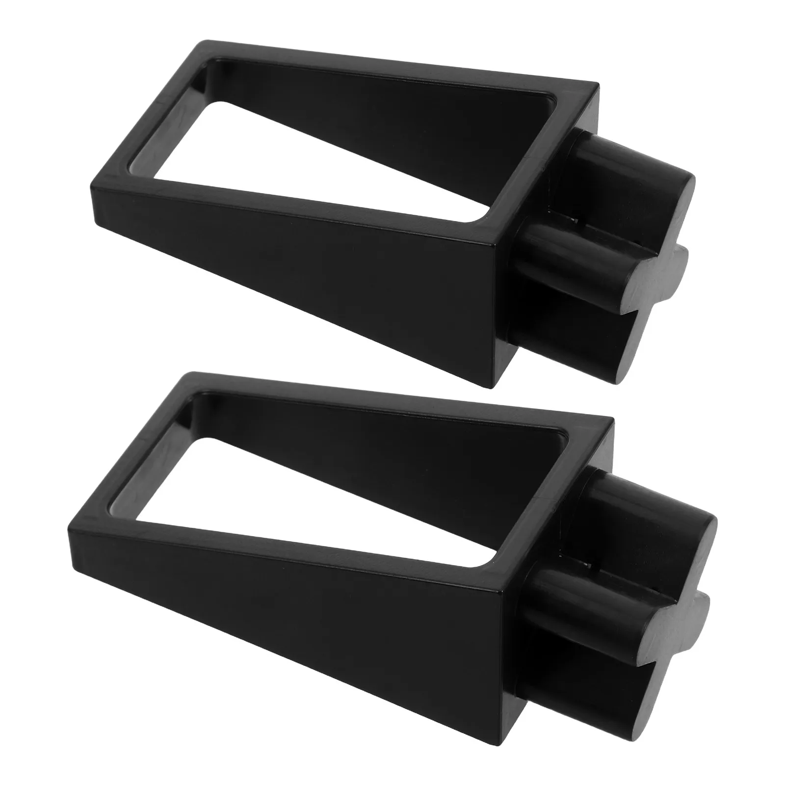 2Pcs Truck Bed Cargo Divider Block Plastic Bumper Pad Sturdy Load Stabilizer Blocker Pickup Cargo Holder Truck Storage Organizer