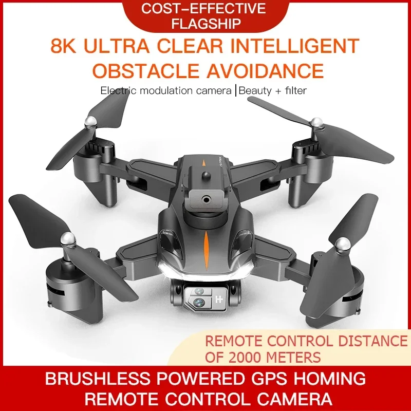 Xiaomi P11 Max Drone profesional HD 8K 5G, fotografi udara GPS kamera ganda menghindari hambatan tanpa sikat Quadrotor 10000M