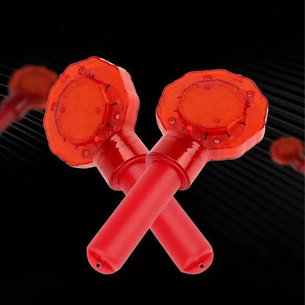

Red Plum Blossom Warning Light Handheld Safety LED Strobe Light Portable Universal Traffic Safety Signal Beacon Engineering