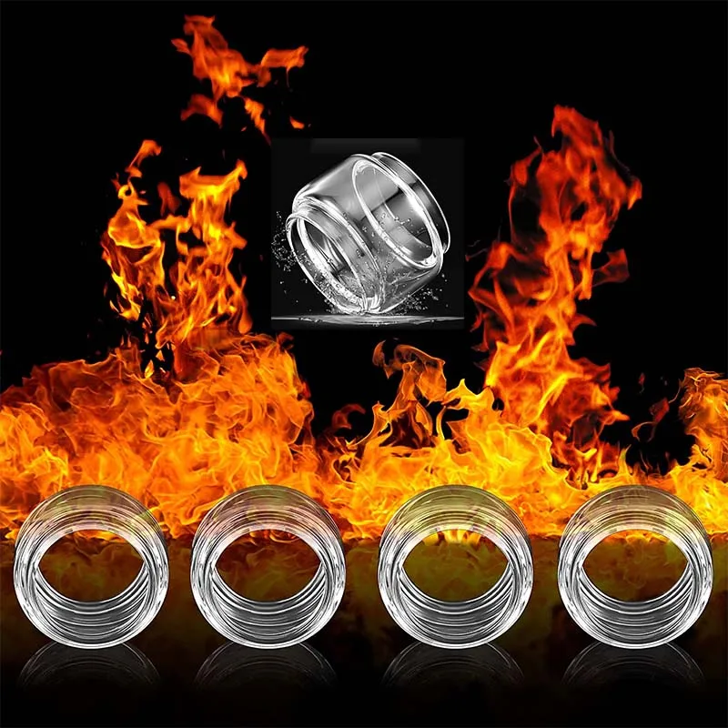 Bubble Glass Tube for SMOK Stick X8 V8 Resa Stick Kit Resa Baby TFV8 Big Baby 6.5ml TFV8 Big Baby Light Glass Replacement Tank