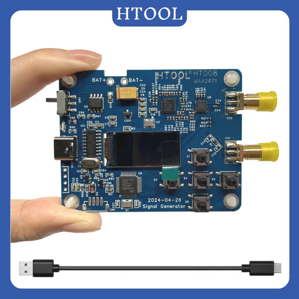 fonte max2871 do sinal de htool gerador do sinal do rf 2356000mhz ht008 01