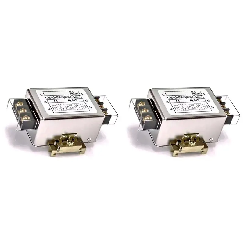 

【Кабель USB-C】2X CW4L2-40A-S(005) Однофазный фильтр питания 220 В для источника питания переменного тока EMI с защитой от интерфейса CW4L2-40A-S